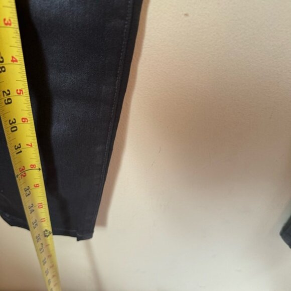 JOE’S Jeans Charlie Coated Silver High Rise Pocket Stretch Zip Denim Leather 29 - Picture 12 of 15